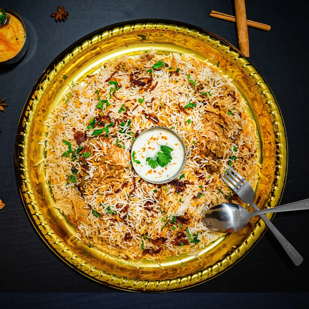 Hyderabadi Chicken Biryani at Marhaba Restaurant Calgary
