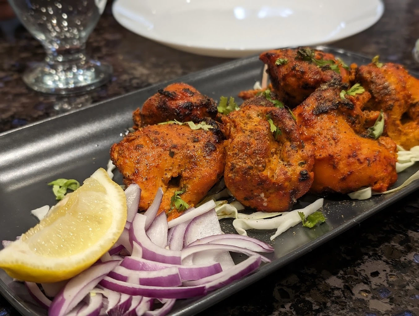 Tandoori Chicken at Marhaba Restaurant Calgary